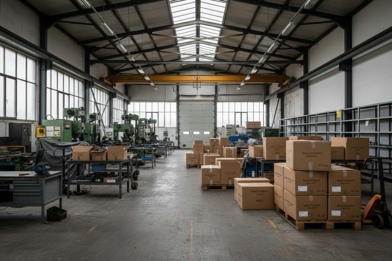 Bedrijfsontruiming actief bezig